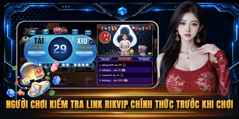 Người chơi nhận link tải RIKVIP chuẩn từ đại lý RIKVIP VIN