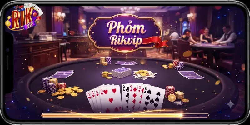 Phỏm Rikvip chơi cuốn, nhận thưởng hấp dẫn mỗi ván bài căng não