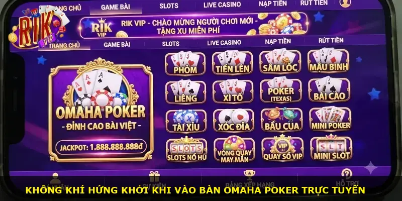 Omaha poker Rikvip - ảnh 1