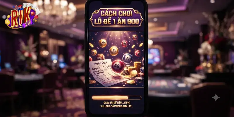 Cách chơi lô đề 1 ăn 900 Rikvip dễ hiểu cho người mới bắt đầu
